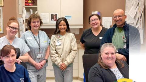 Members of the Ambulatory Care Team at Pasqua Hospital in Regina