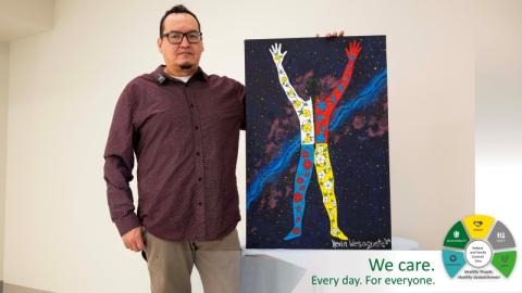 Artist, Kevin Wesaquate.