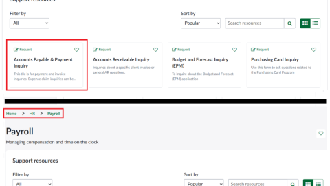 AIMS Accounts Payable dashboard