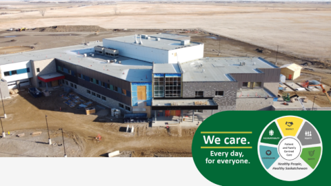 Weyburn Hospital is 70 per cent complete.