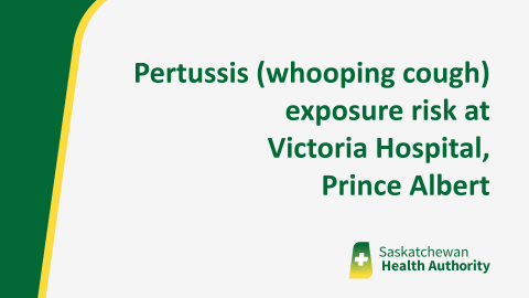 Pertussis (whooping cough) exposure risk at Victoria Hospital, Prince Albert