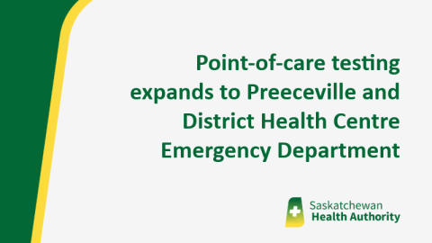 Preeceville emergency department equipped with point-of-care testing
