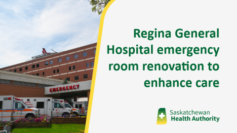 Regina General Hospital emergency room renovation to enhance care