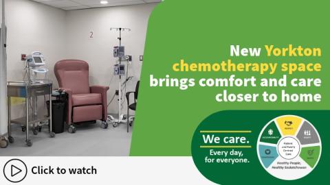 New Yorkton chemotherapy space brings comfort and care closer to home