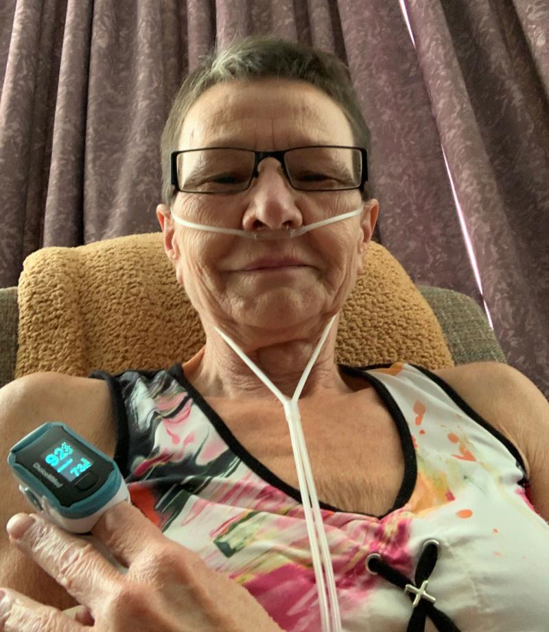 Patricia Parent, a community client,