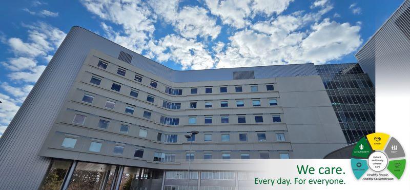 SCH exterior with CARES logo.