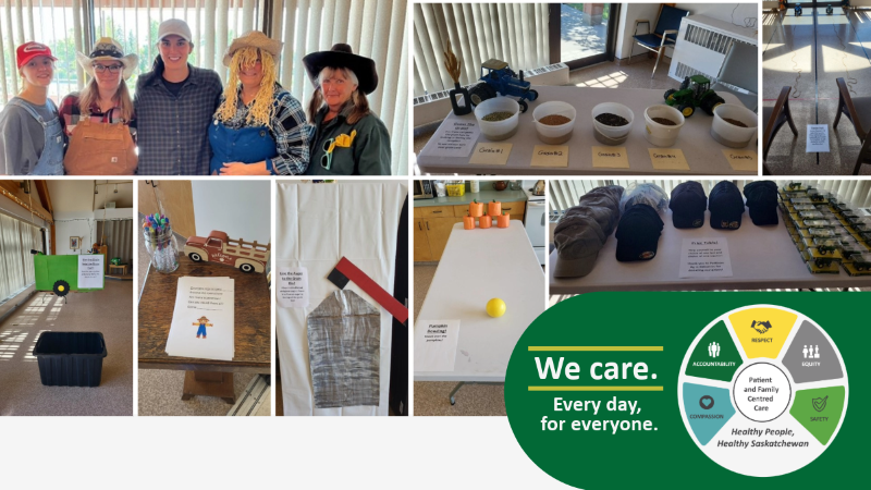 Collage of images from Wolseley harvest festival.